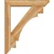 Ekena Millwork Merced Slat Rough Sawn Bracket w/ Offset Brace, Western Red Cedar, 6"W x 30"D x 36"H BKT0604X30X36MRC06RWR - alternate 4